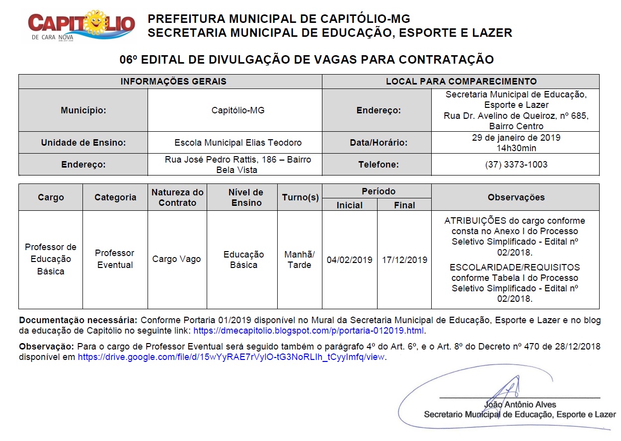 Edital 06_professor EM Elias Teodoro