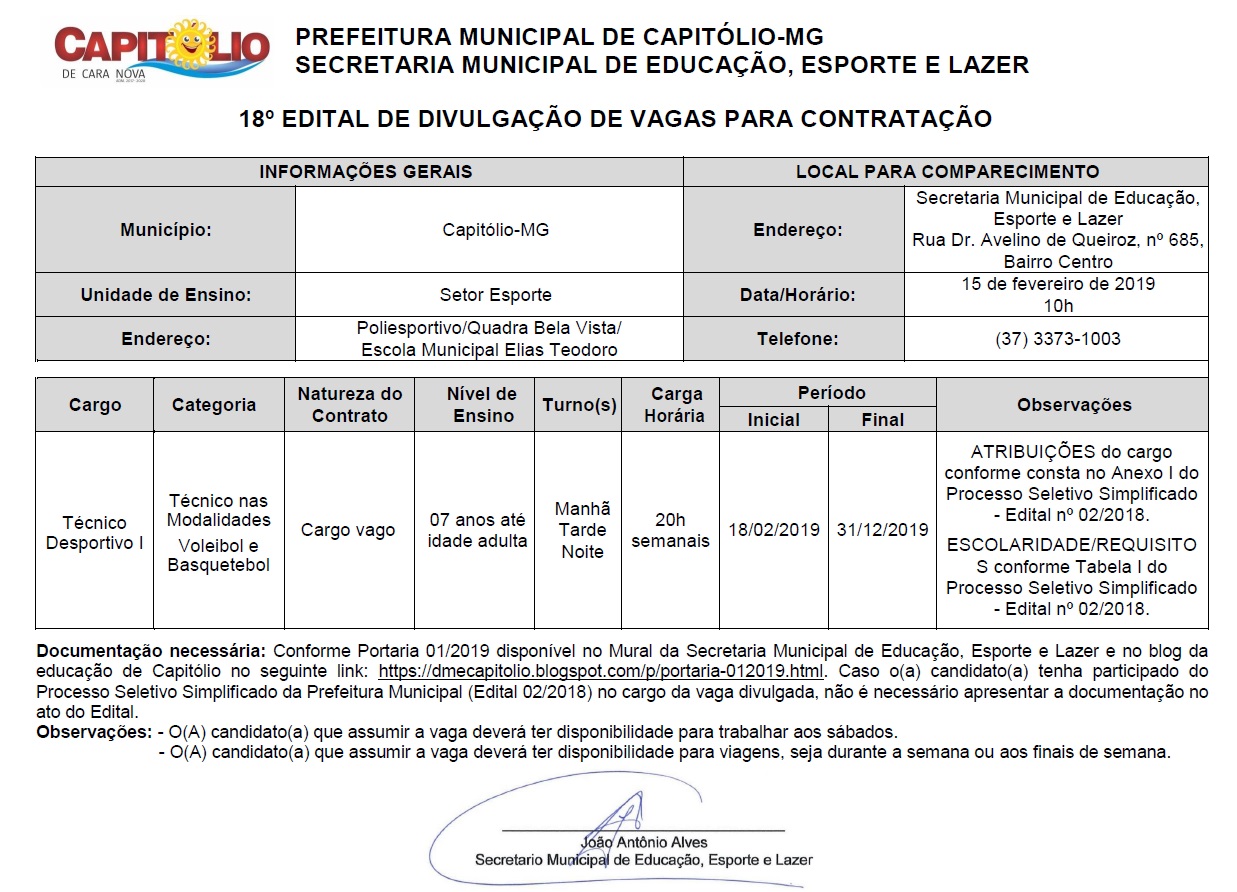 Edital 18_Téc. Desportivo