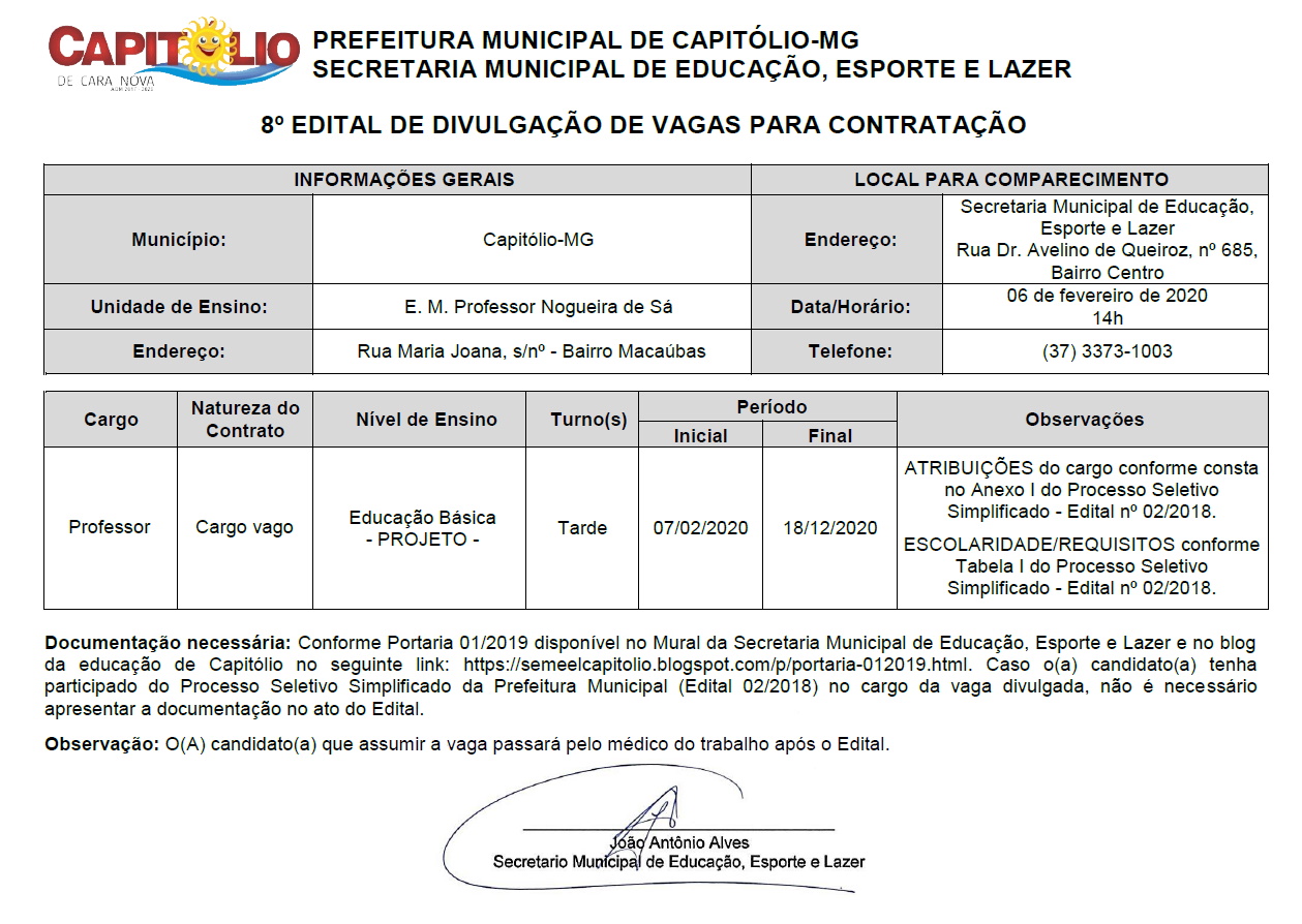 Edital 08